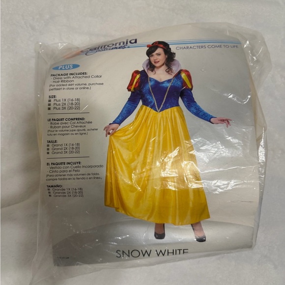 Snow White Adult 3X Snow White  Costume - Picture 2 of 6